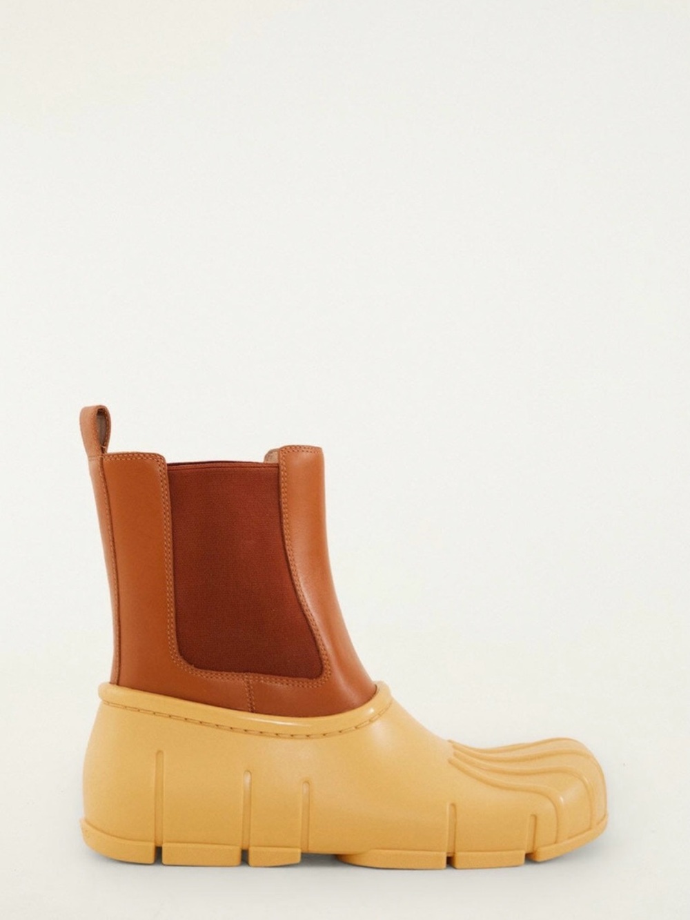 FARM RIO Butter Yellow Monstera Rain Chelsea Boot